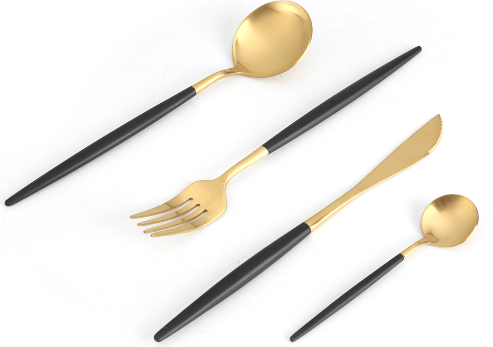 Cocosity Geschirr-Set,Gabel-Set,Gabel-Löffel-Set,Edelstahl-Geschirr-Set,Reise-Geschirr-Set