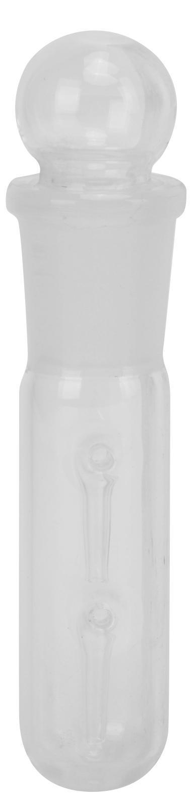Gistuch Planaria-Falle, klares Glas, aquatisches Planarien-Blutegelrohr für Kirschgarnelen, Kristallrote Zwerggarnelen, 2-Loch-Fänger