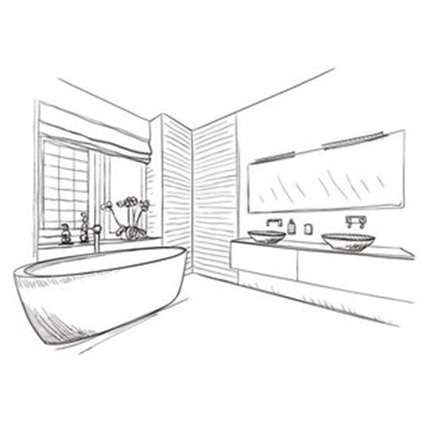 Duka Abtropfdichtung mit Abrisslinie Rund gebogen ESG 6 mm 1000 mm