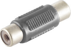 Kabelbude.eu Cinchbuchse / Cinchbuchse, schwarz KB5704002