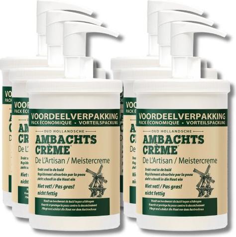 Ambachtscrème Oud Hollandsche Ambachtscreme - Meistercreme – 1000 ml – 6 Stück