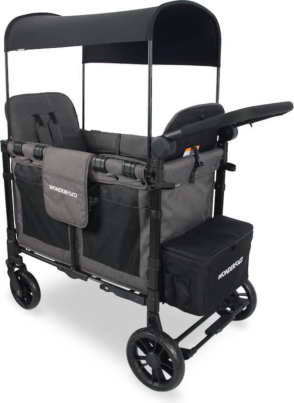 Wonderfold W2 Elite KinderVan für 2 Kinder, Wonderfold:Grau