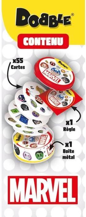 Partyspiel ASMODEE Dobble: Marvel Emoji (Eco Sleeve) 6 Jahre alt Outdoor Gemischt ASM1700573021314