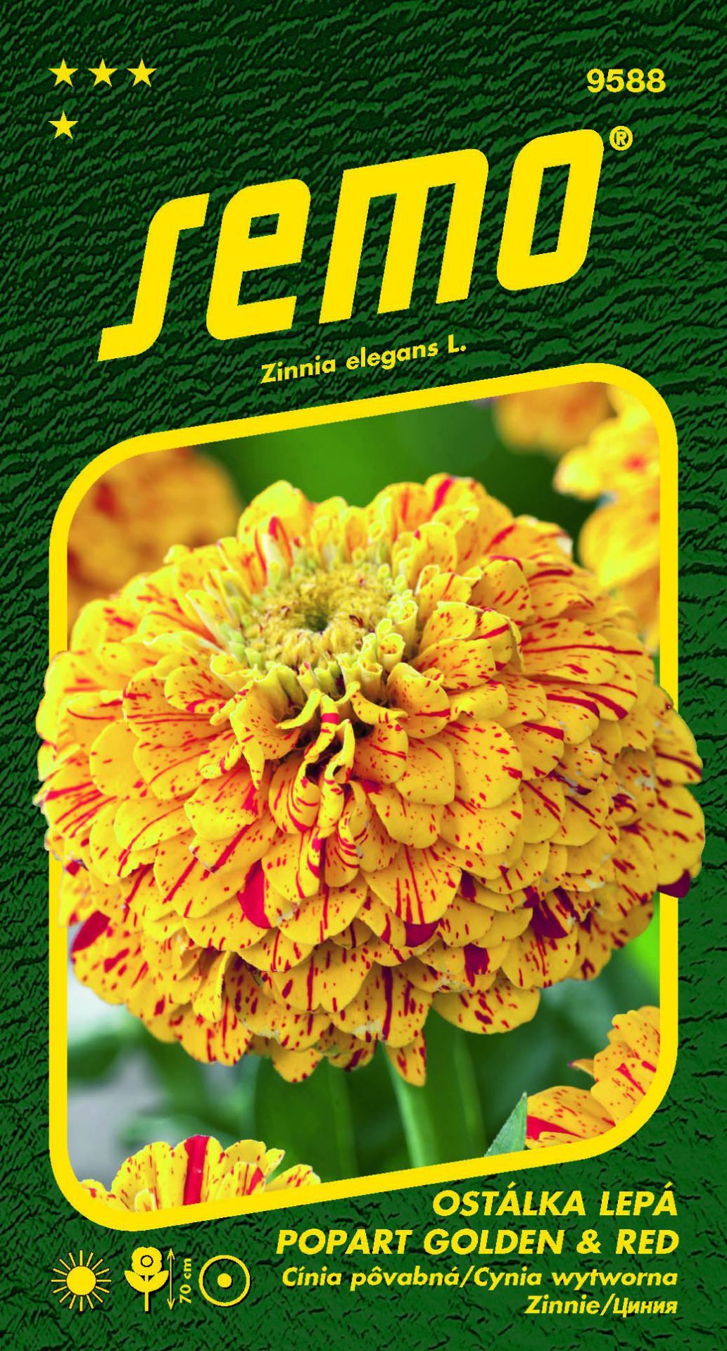 Semo Saatgut Popart gold und rot 0,25g