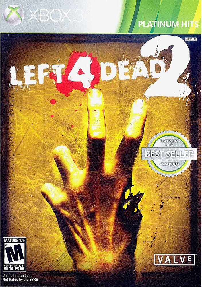 Xbox Original Xbox Games Xbox 360 Left 4 Dead 2 (platinum Hits) One Size 60680