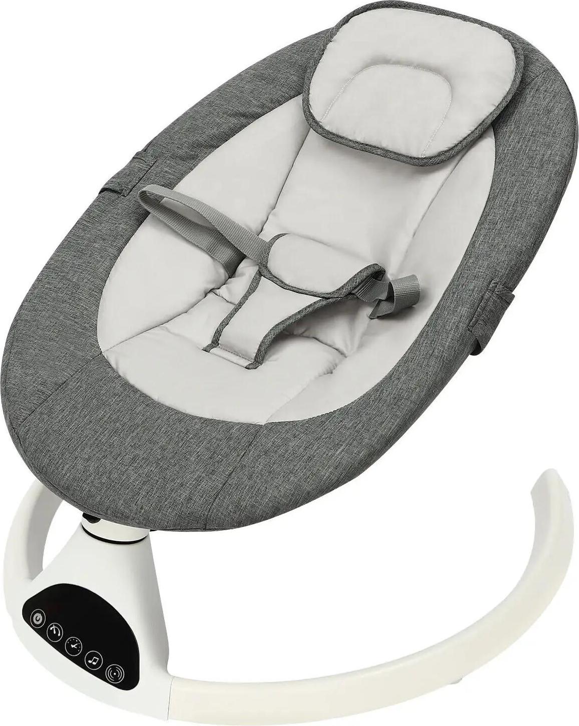 StarTech Elektrische Babyschaukel, Wippe/Wiege mit Bluetooth-Musik, dunkelgrau 1005008188891644_12000044173357340