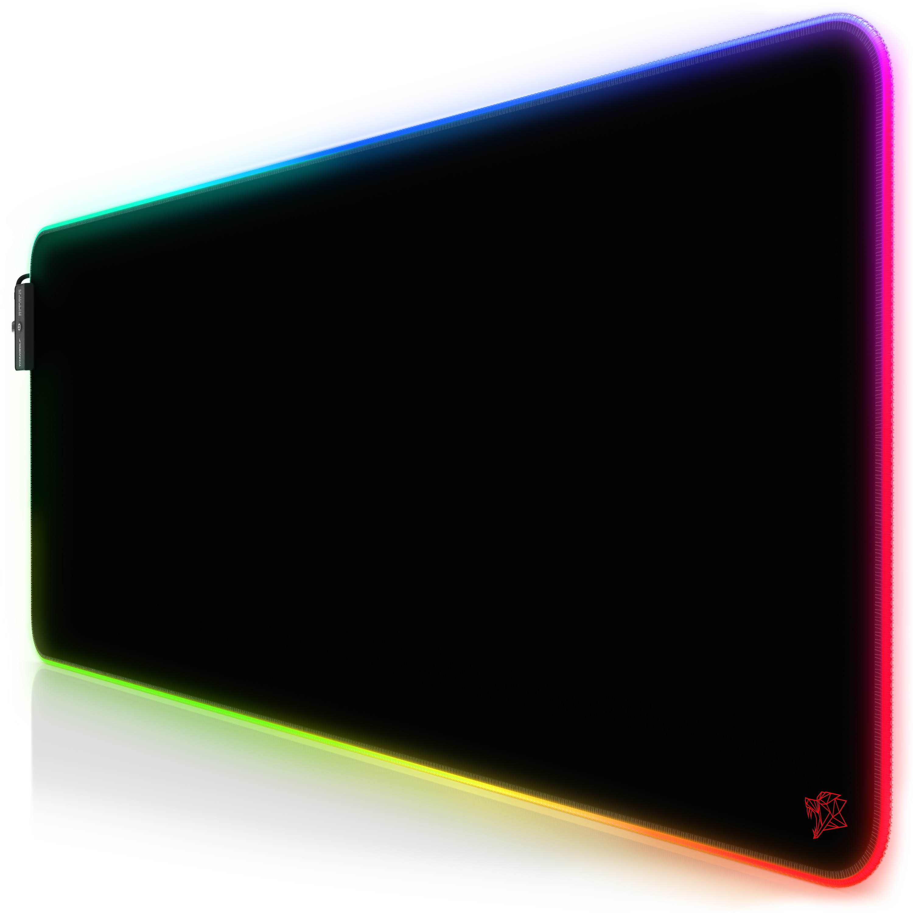 Titanwolf - Tapis de souris gaming RGB - 800x300 mm - Tapis de