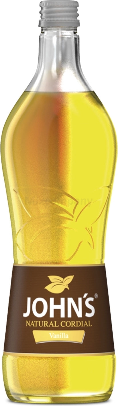 mgb Johns Natural Cordial Vanille Sirup Flasche gelblich mit 0.7 Liter 70962a