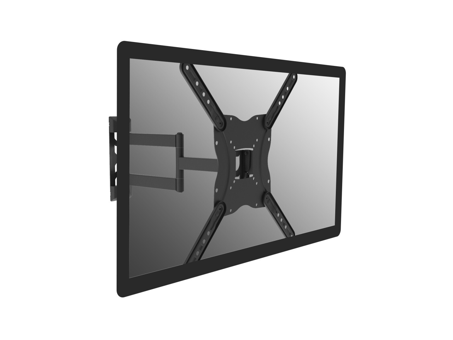 Equip Wandhalterung 23"-55"/1TFT gelenkig 4Gelenke 30Kg sw retail 650407