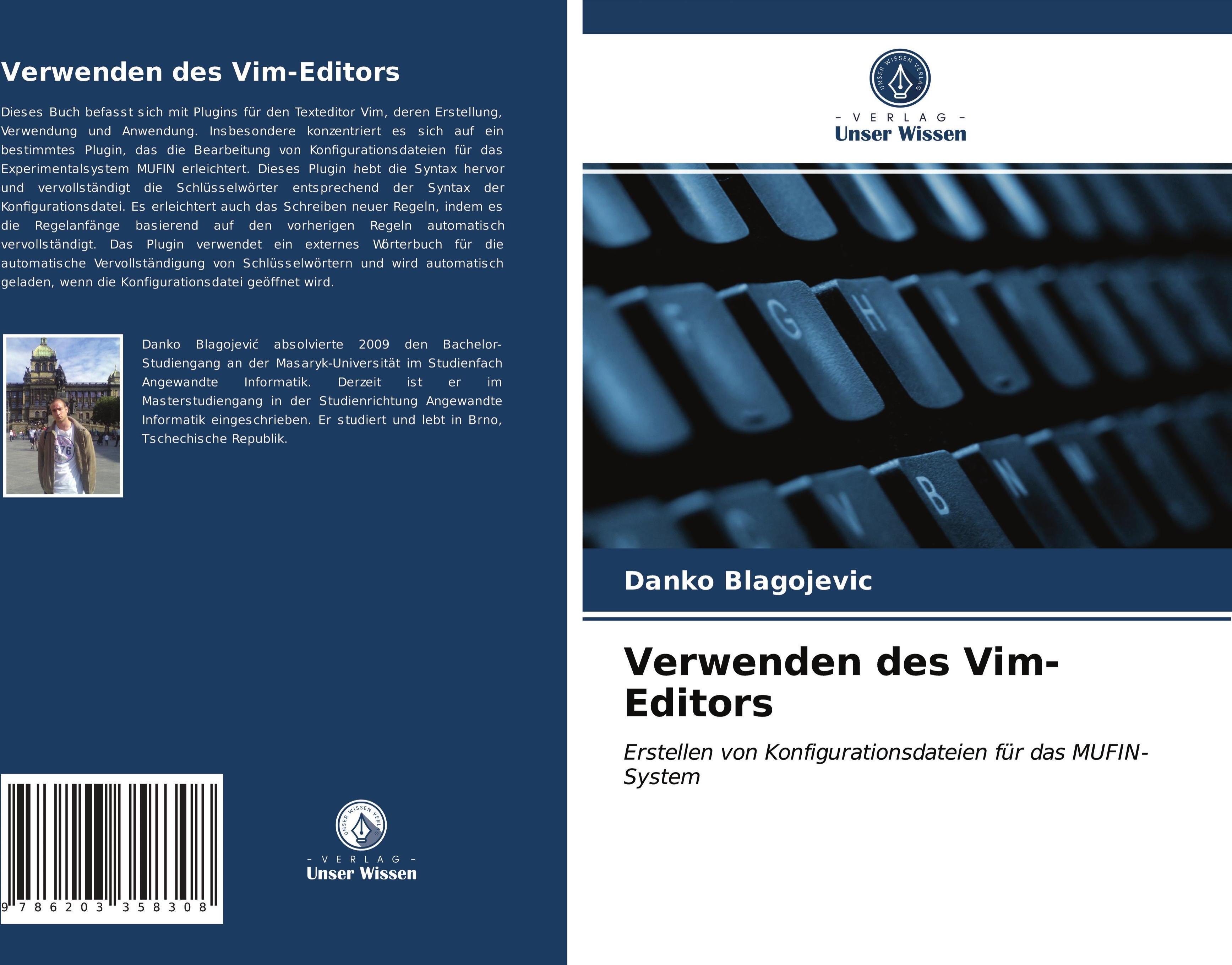 Sonstige Verlage Verwenden des Vim-Editors