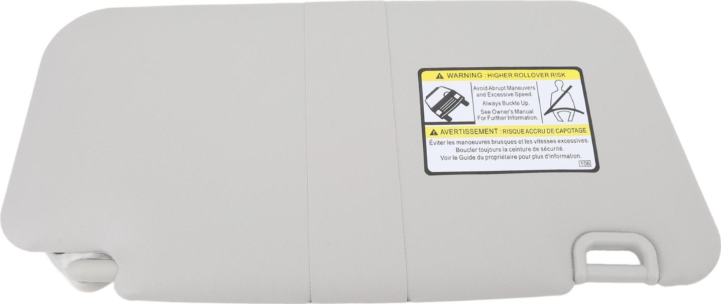 Cocosity Auto Sonnenblende 92011 SC033 LO Linke Fahrerseite Grau Innenraum Sonnenblende mit Spiegel für Forester 2009 bis 2013