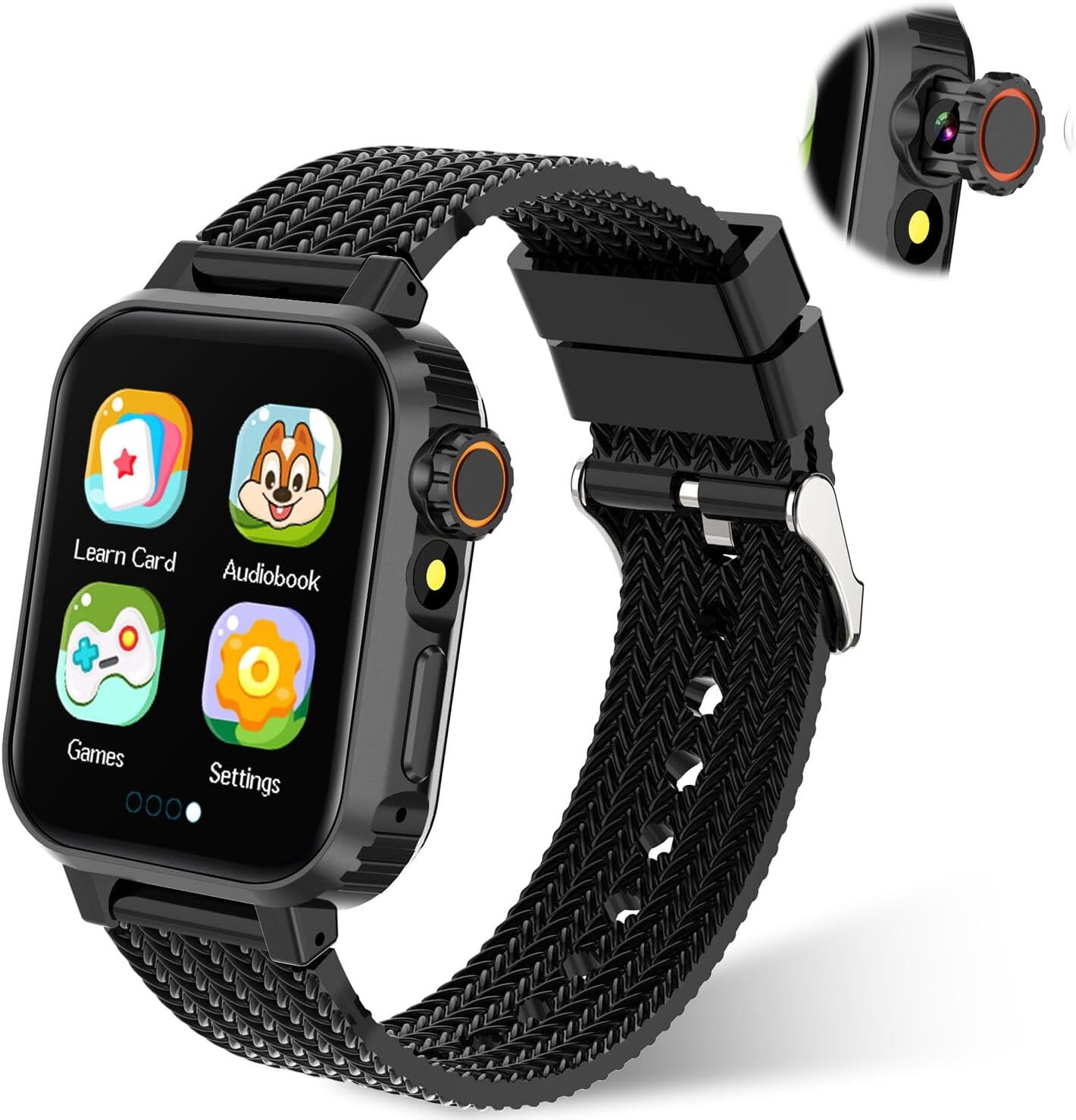 MiracDan Smartwatch für Kinder mit HD Display, GPS Ortung und SOS-Funktion, stoßfest