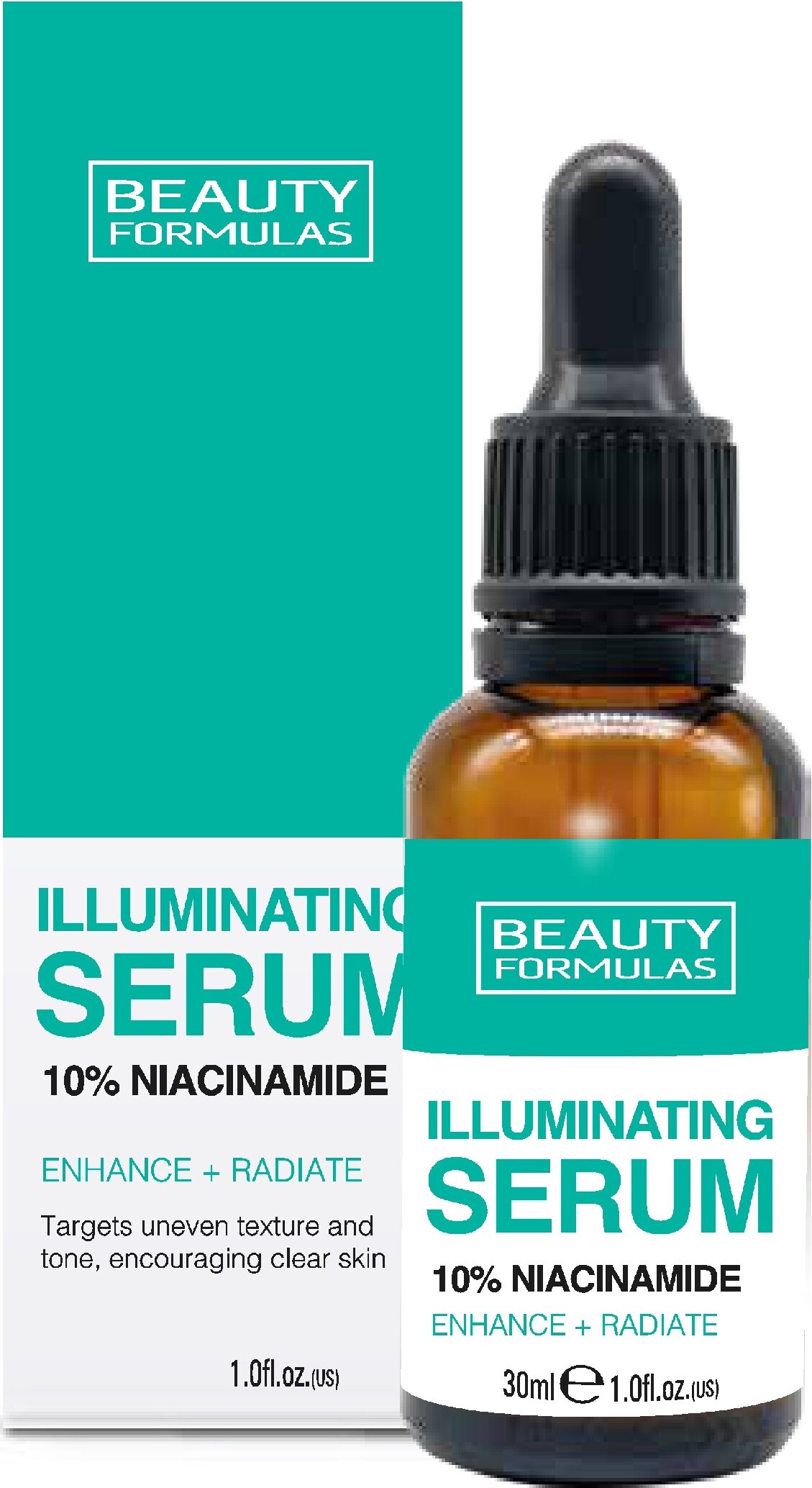 Beauty Formulas Illuminating Serum Niacinamide 30ml BE628