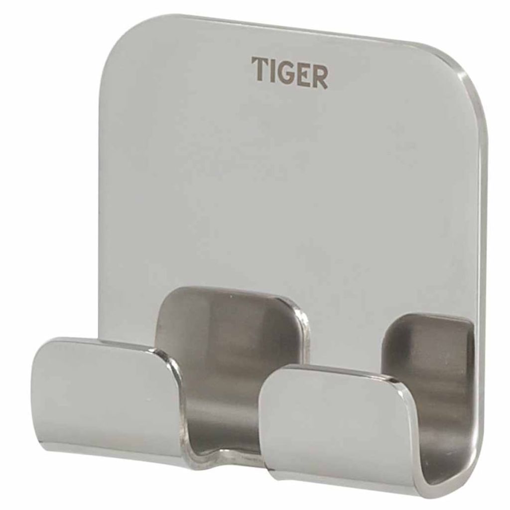 Tiger Pico Gancio, Acciaio, Cromato, 1.6x1.6x2.9 cm, 2 unità