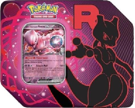 Pokemon Team Rocket Tins: Team Rocket's Mewtwo ex Tin