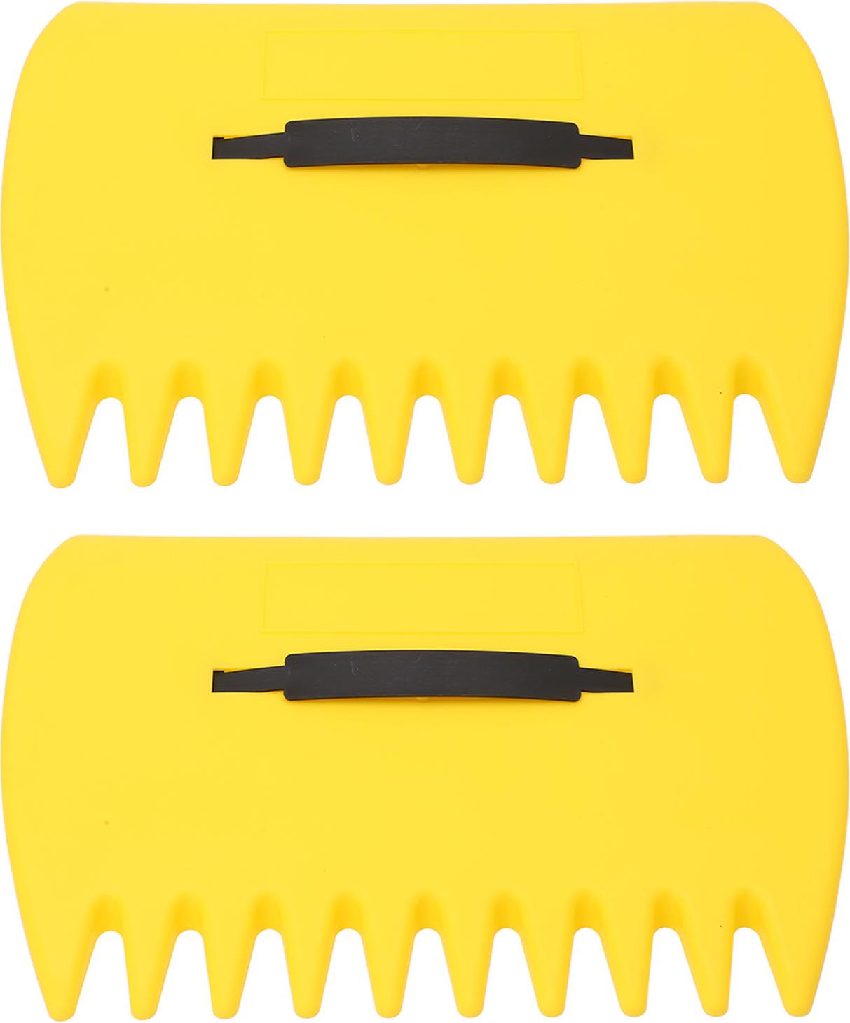 TWO TREES 2 Stück gezahnte Laubgreifer für den Herbst, Laubsauger-Krallen zum Sammeln von abgestorbenen ästen im Freien