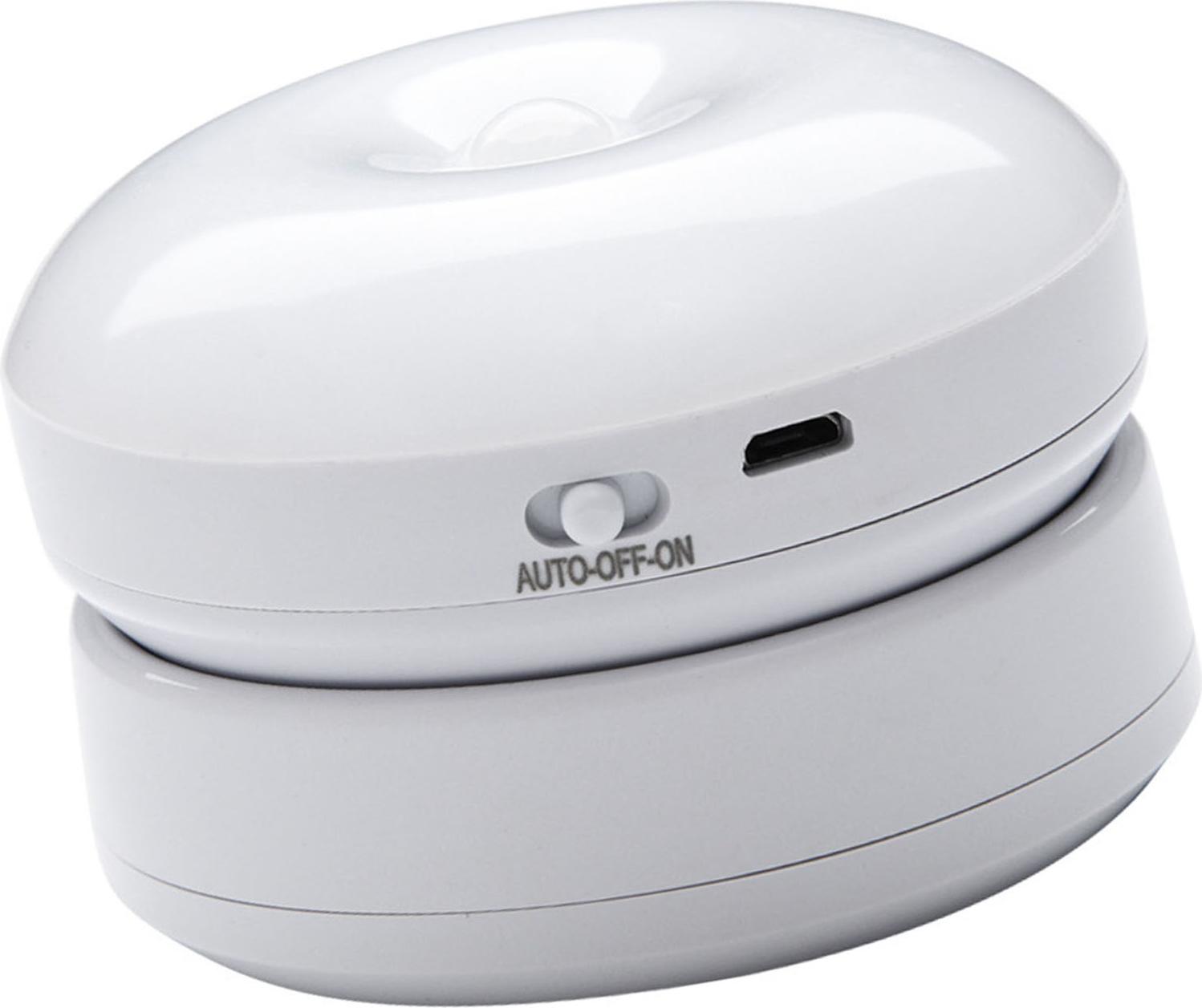 Nočné svetlo so snímačom pohybu 360-stupňové otáčanie LED dobíjateľné nočné svetlo aktivované pohybom pre schody Nástenná skriňa Teplé žlté svetlo