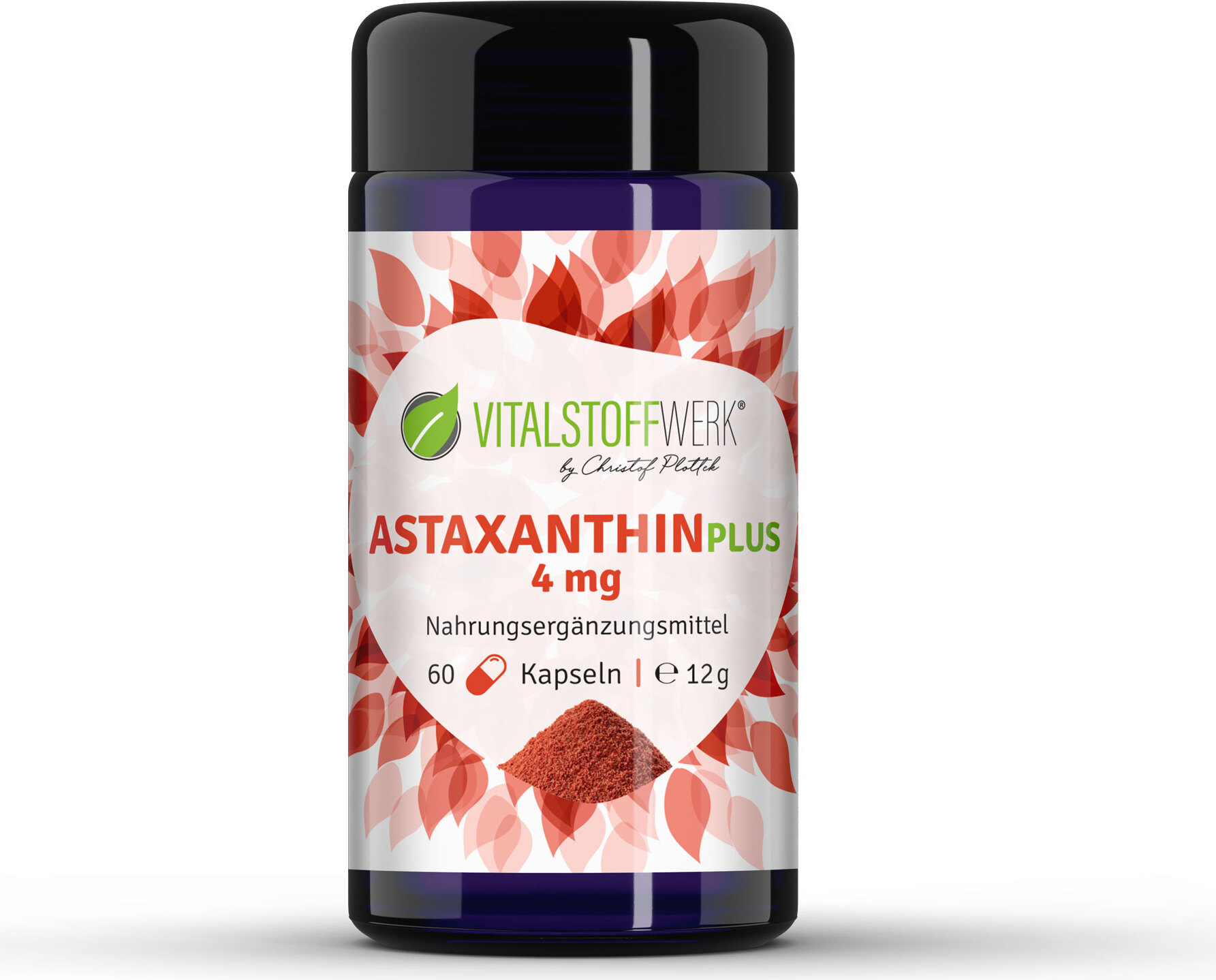 Vitalstoffwerk Astaxanthin Plus, 60 Kapseln