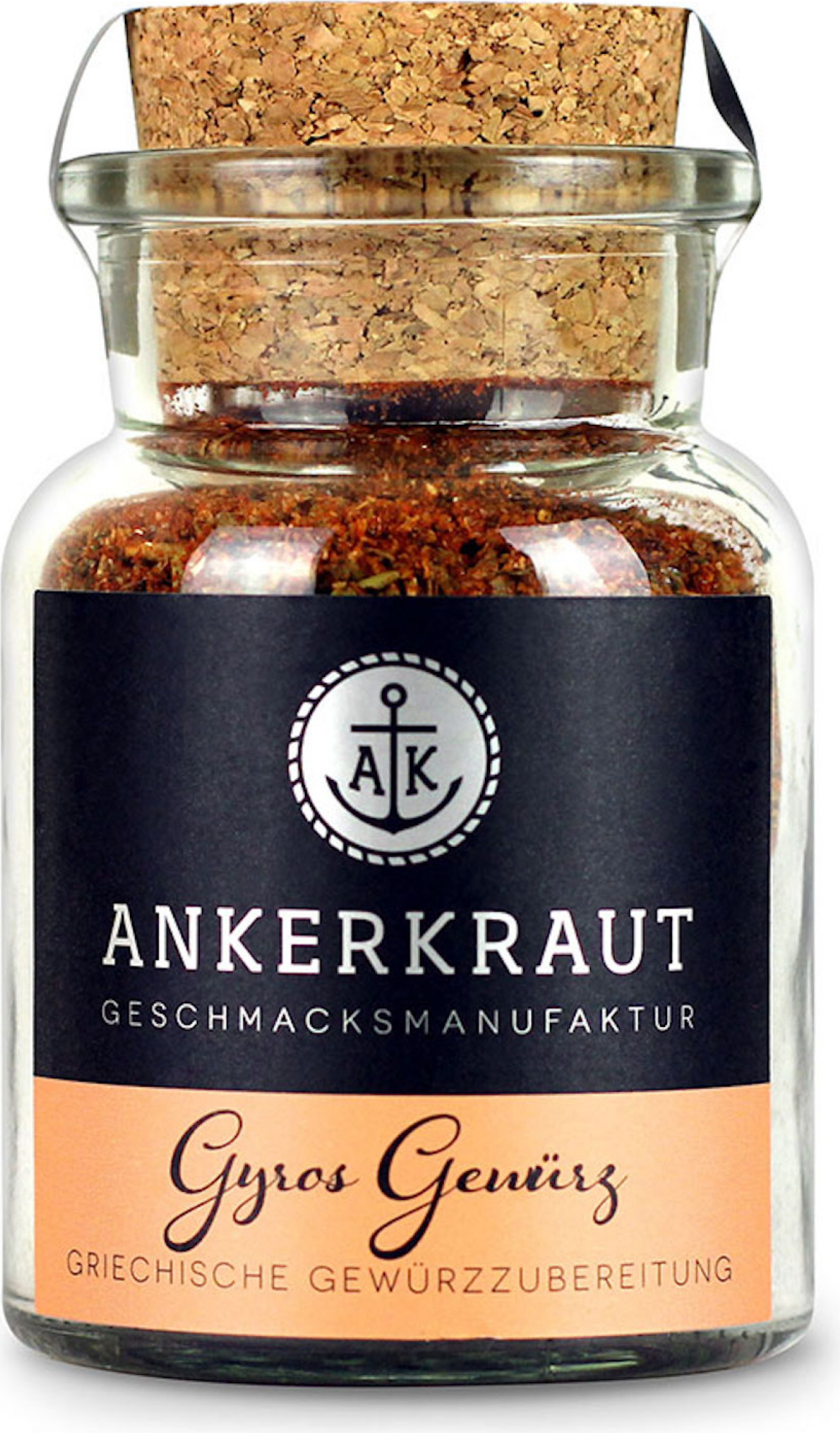 Ankerkraut Gyros Gewürz Korkenglas 80 g griechische Gewürzzubereitung 4260347894083