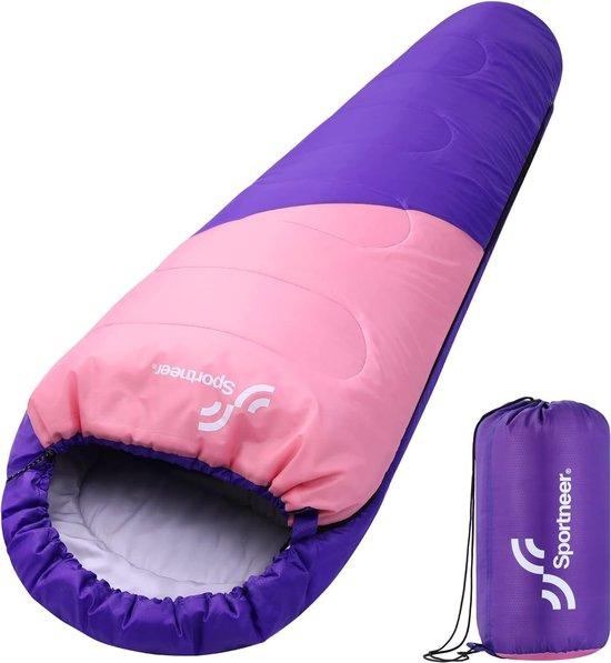 Famanu Schlafsack für den Außenbereich, Camping-Schlafsack, Sommerschlafsack, Sommerschlafsack für Kinder und Erwachsene, ultraleichte Sommerschlafsäcke, leichter Mumien-Schlafsack für den Innenbereich