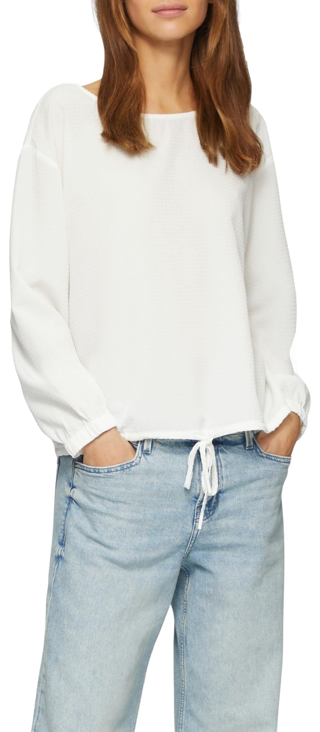 s.Oliver Bluse mit Durchzugskordel in O-Shape – Größe 38, 210