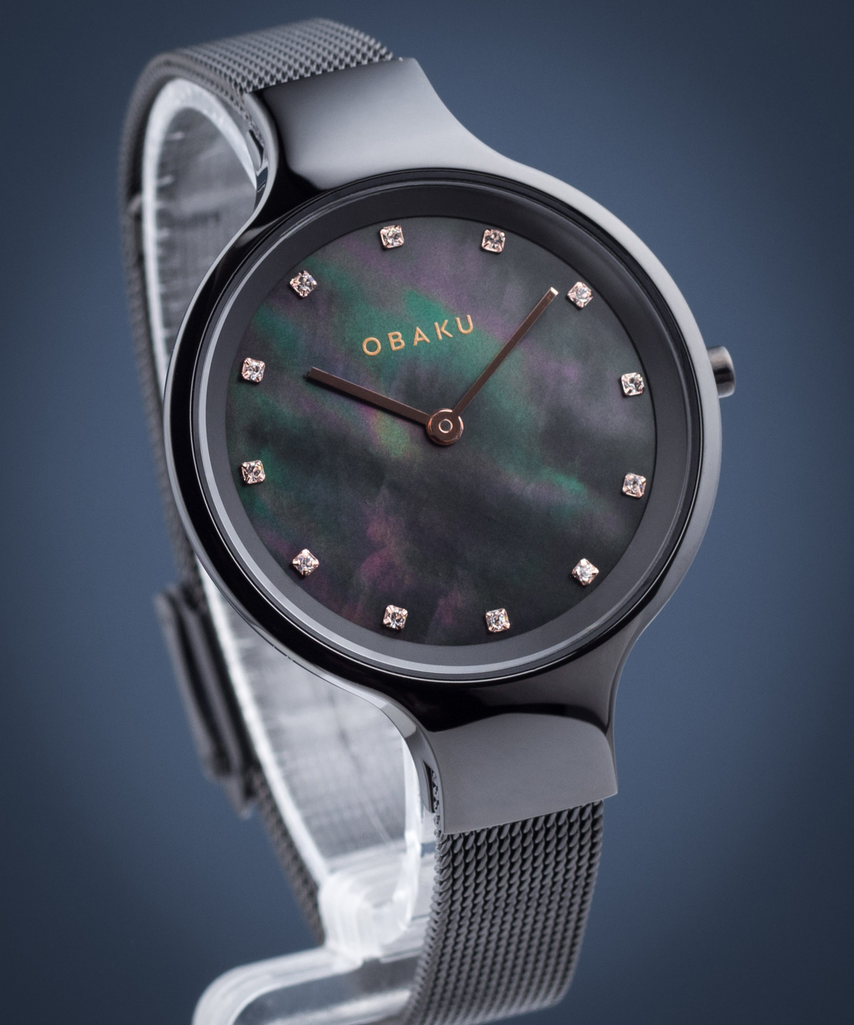 Dámske hodinky Obaku Sky Charcoal