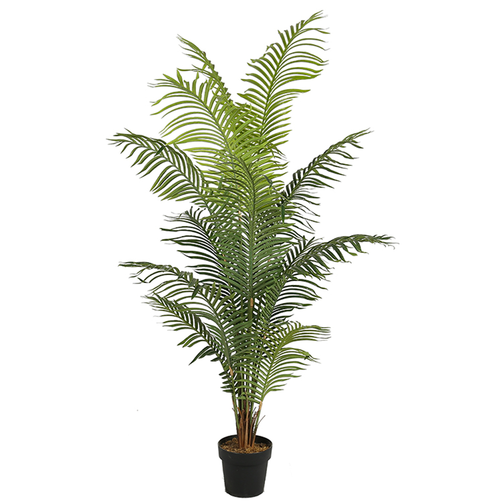 40 cm Kunstpalme Ficus künstliche Palme Kunstpflanzen Gummibaum wie echt 1965 