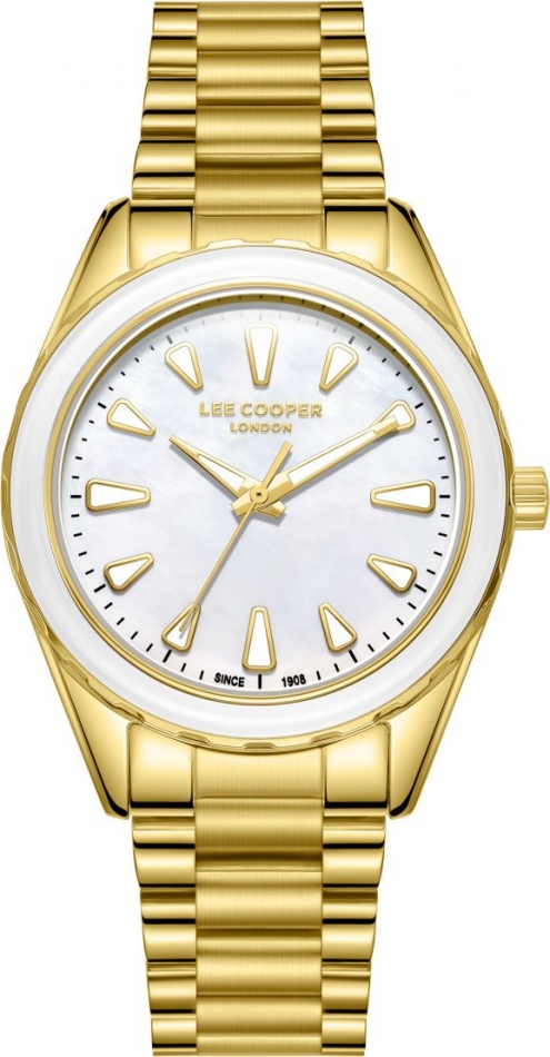 Damen Uhr LEE COOPER LC08053.120 in Gold Fashion.