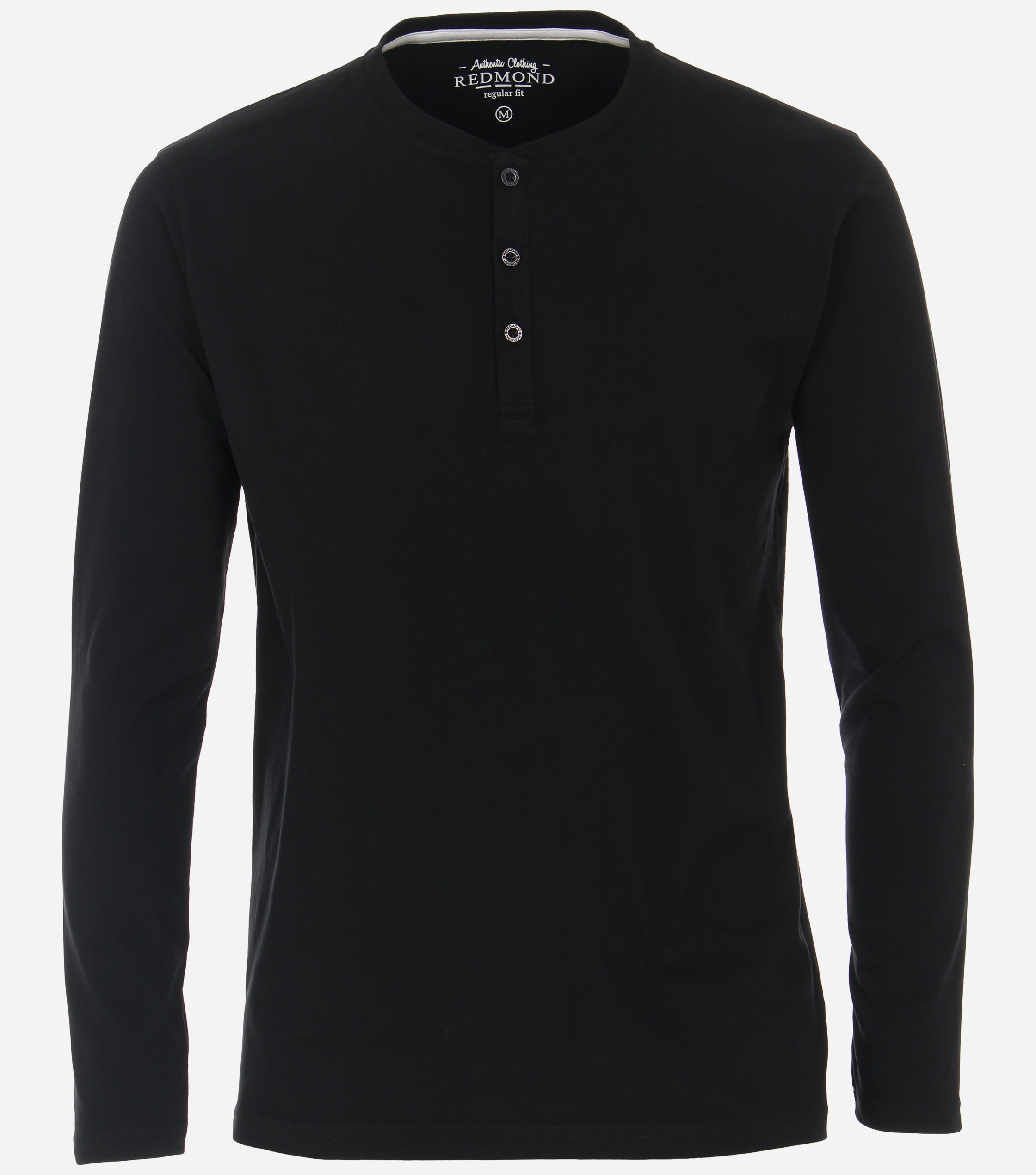 REDMOND Casual Langarm Henley Shirt