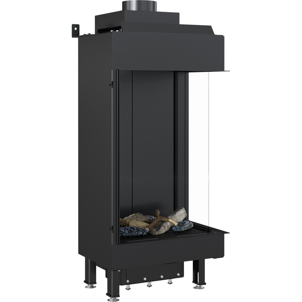 Plynový krb Leo 45 /68 pravostranné propán bután ∅ 100/150 4,1 kW