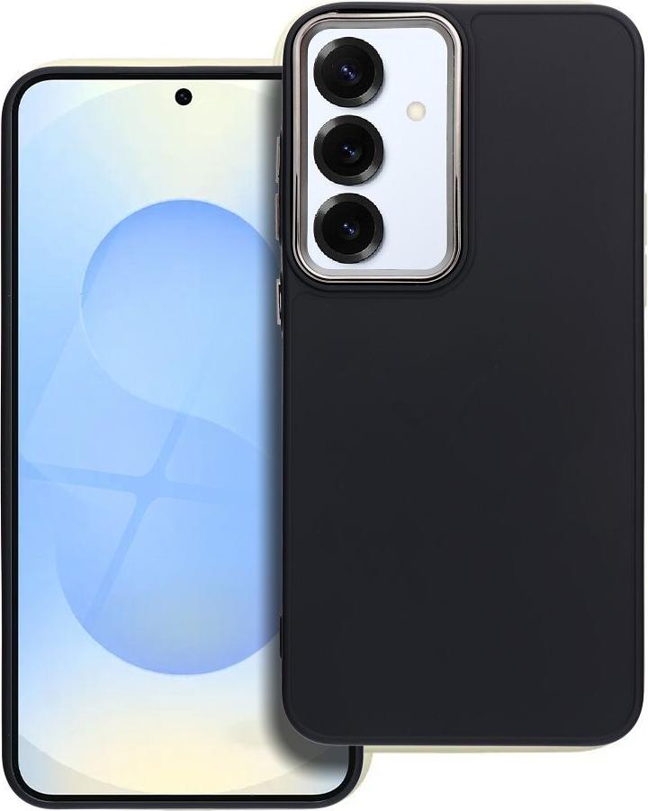 Puzdro na mobilný telefón FRAME vhodné pre SAMSUNG S25 Plus čierne