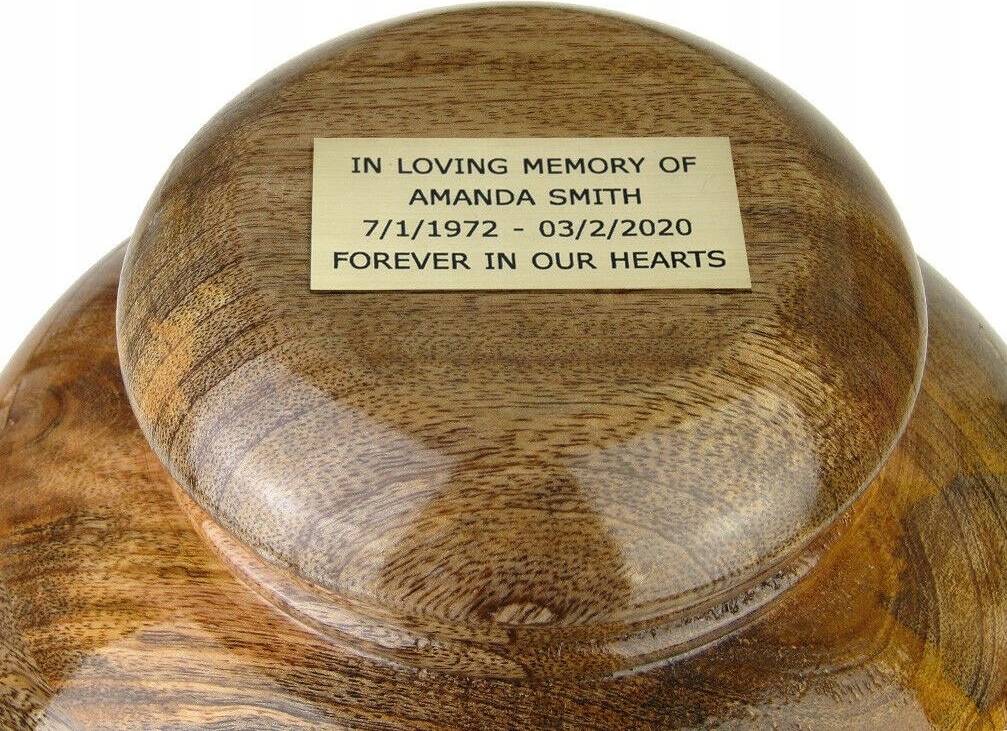 Remember Forever Bestattungsurne Aus Holz Mango Urne Für Asche Bestattungsbehälter Für Asche