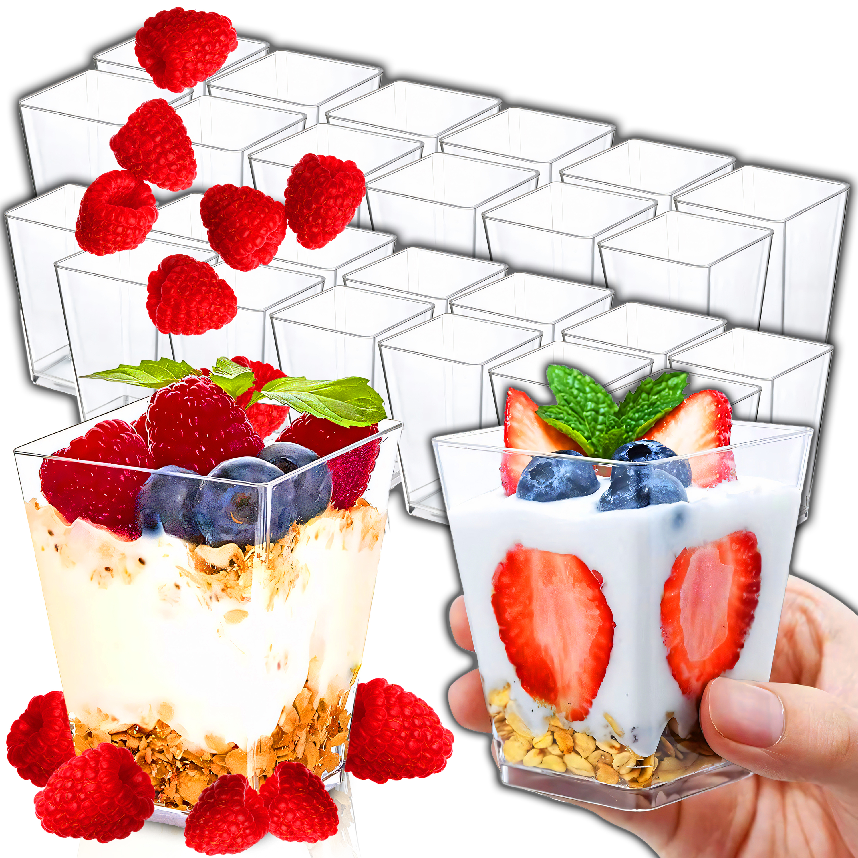 Dessertschalen Set 150ml 25-tlg Set Servierschalen