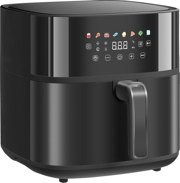 Xdovet Air Fryer mit 8 Voreinstellungen 60 Min Timer und LED-Touch-Display Heißluftfritteuse 1700W 8L XDovet838