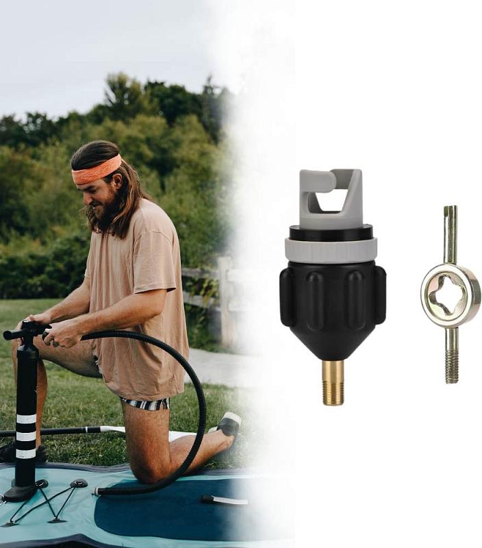 Nafukovací adaptér pre paddleboardové ventily inSPORTline s kľúčom