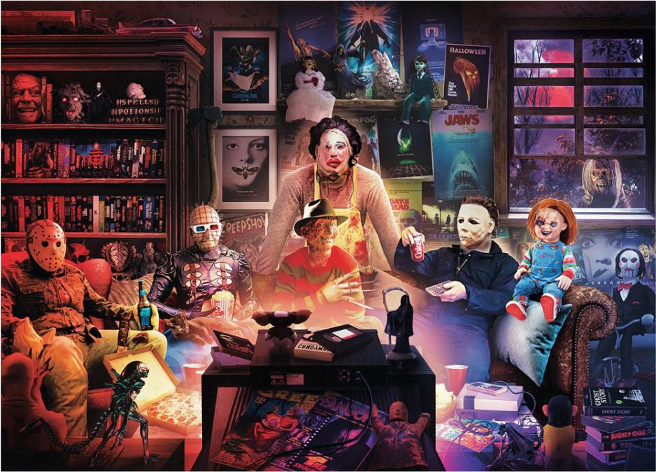 ToyNk Horror Night Watch Party 1000 Teile Puzzle als Geschenkartikel & Merchandise 58068