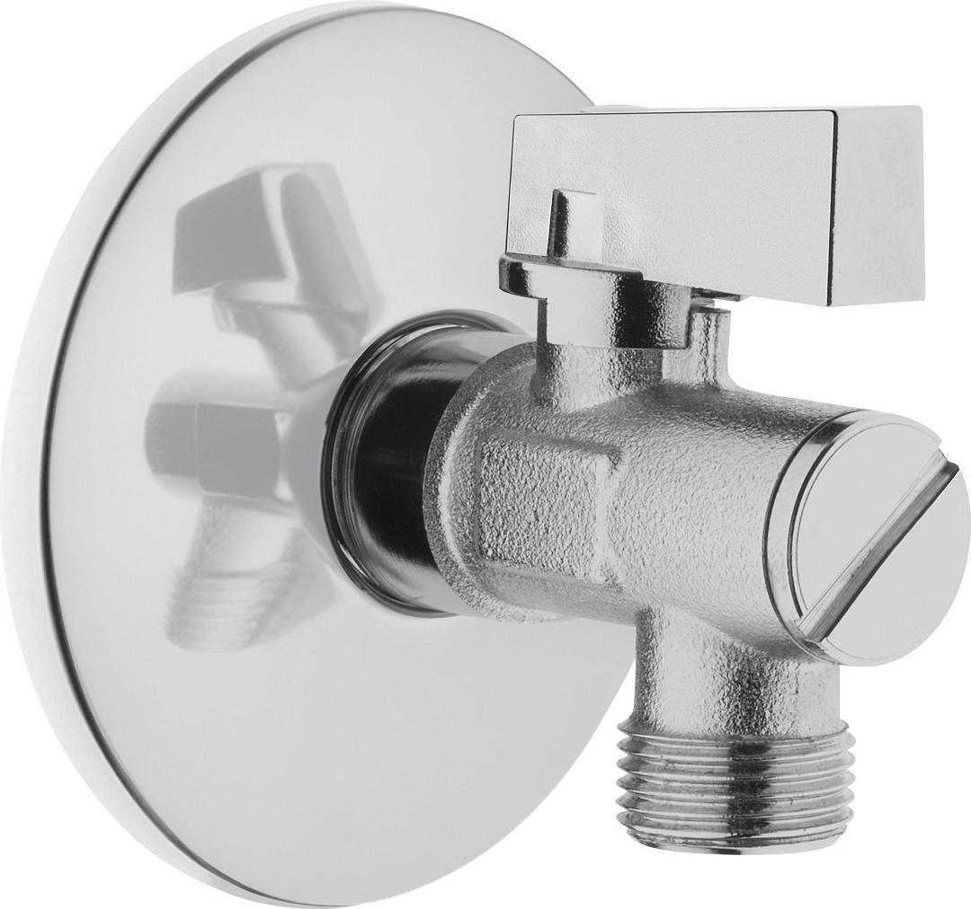 Vitra Eckventil mit Filter, G1/2 Eingangsgewinde, G3/4 Ausgangsgewinde, Metallhebel, 1/2"x3/8" | A45200EXP