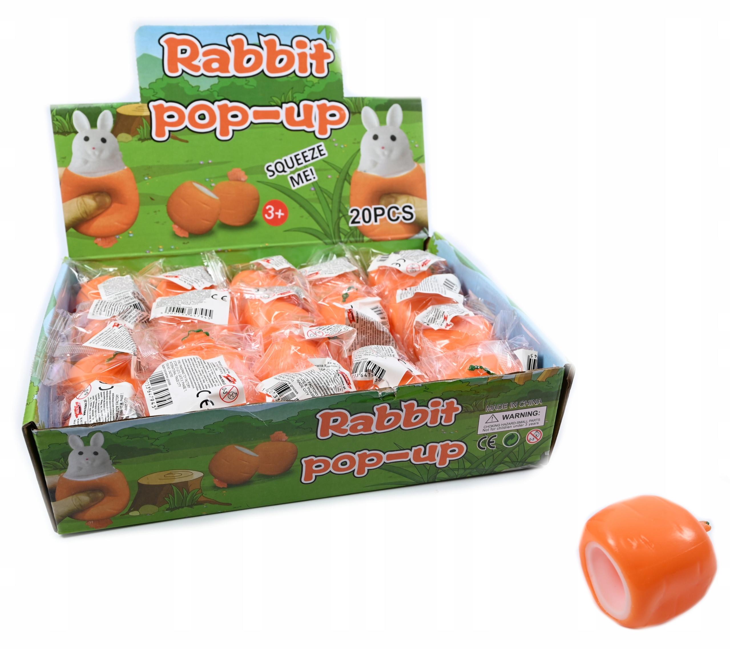 Midex Antistress Hase Quetschball Spielzeug 6cm - Perfekte Entspannung & Stressabbau für Sie
