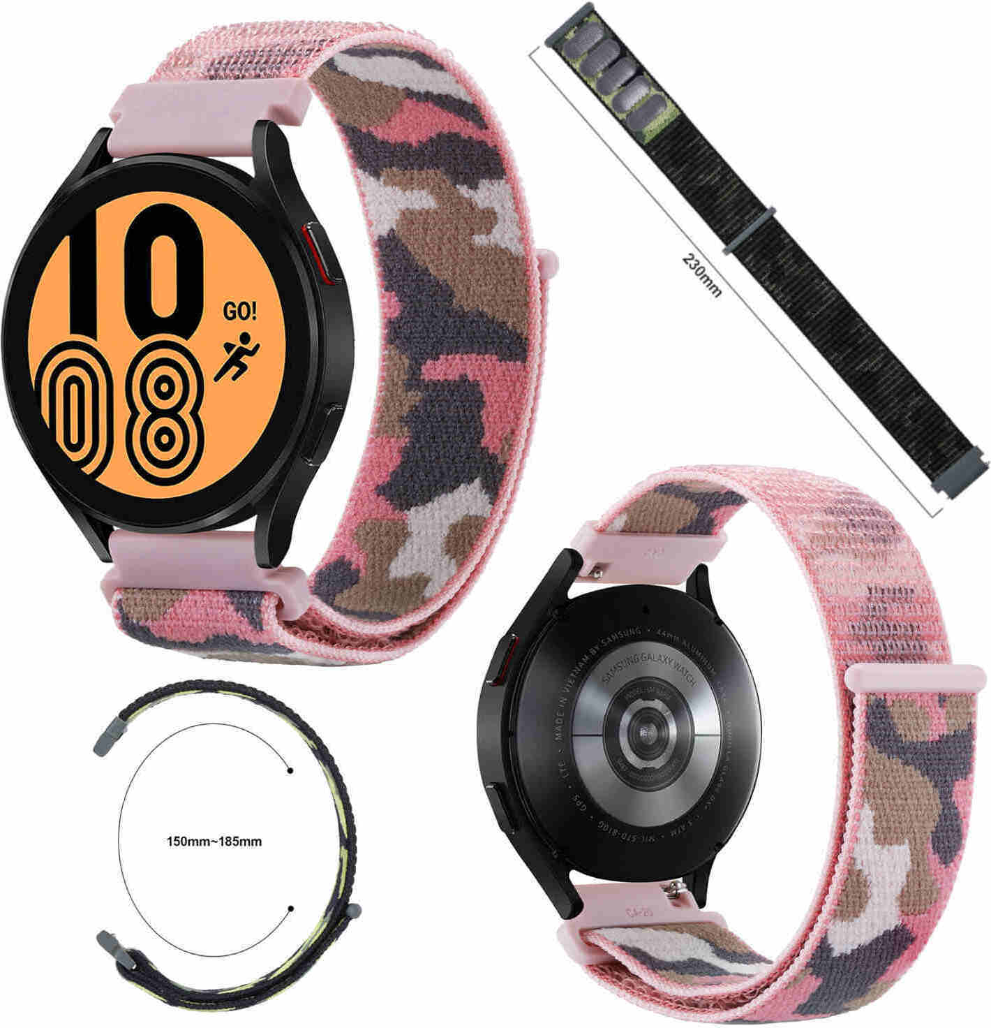 Pre Samsung Galaxy Watch FE 6 5 4 Normal Pro Classic Nylon Armband