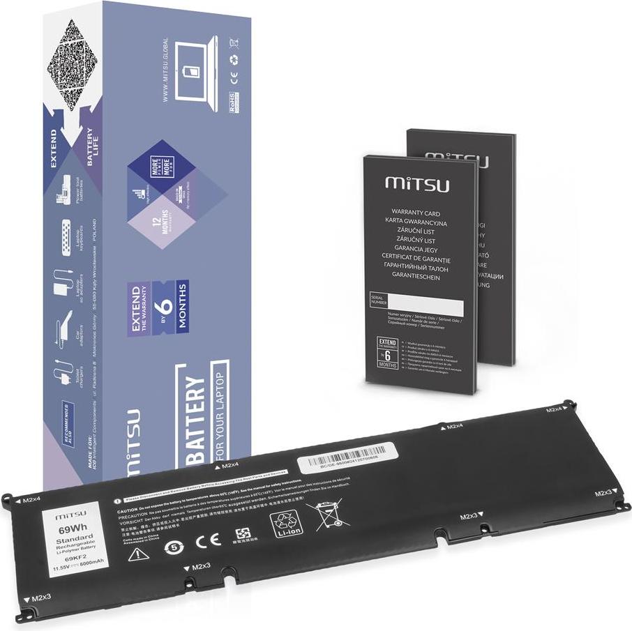 69KF2 Akku für Dell Precision 5550 5560 5570 XPS 9500 9510