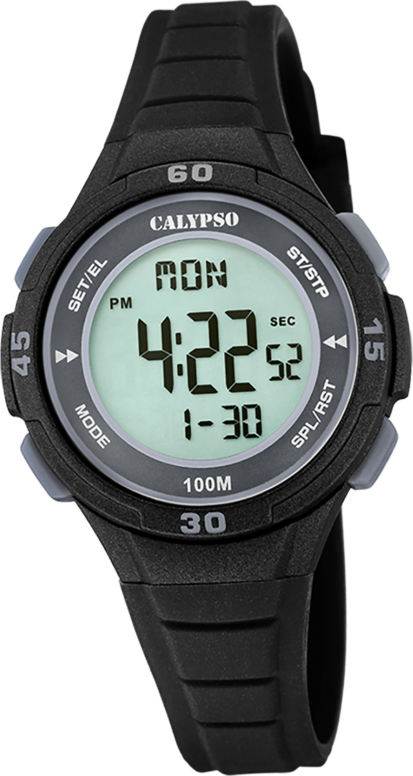 Hodinky Calypso pre mladých plastové čierne Náramkové hodinky Calypso Junior D2UK5830/6