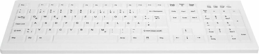 CHERRY ACTIVE KEY TAS AK-C8100F-U1-W/US US-Layout weiß