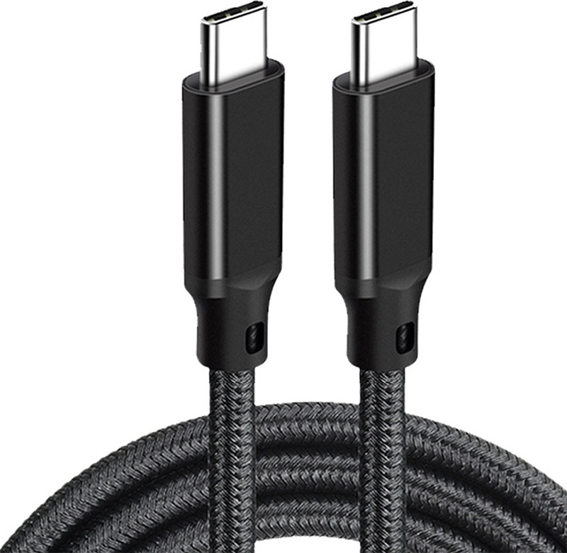 INF Rýchlonabíjací kábel USB-C na USB-C čierna 1 m