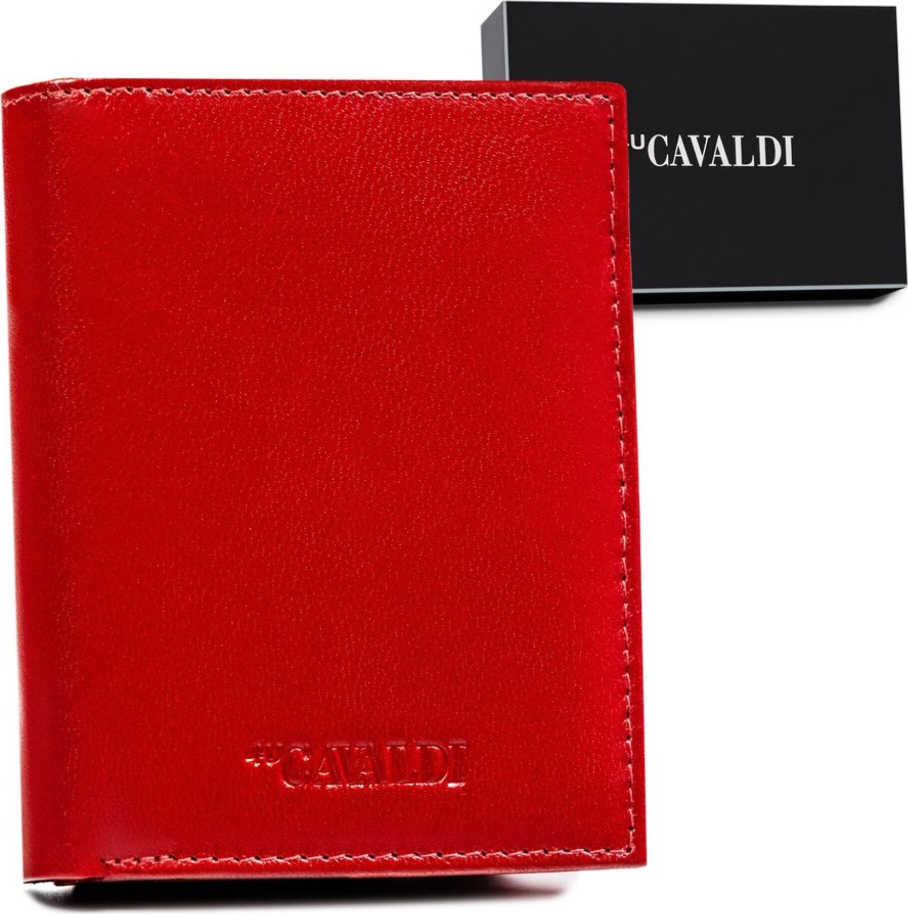 4U Cavaldi Damen-Geldbörse aus Leder mit Druckknopfverschluss - Cavaldi rovicky231640