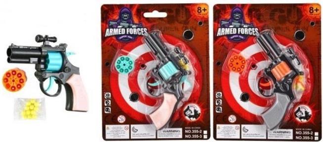 Trifox Pistolet na kapiszony i kulki MIX