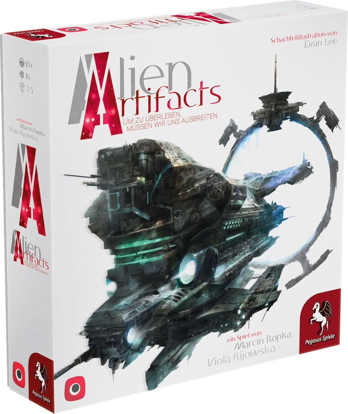Pegasus Spiele 57503G Nein Alien Artifacts (Deutsche Ausgabe), Spiel