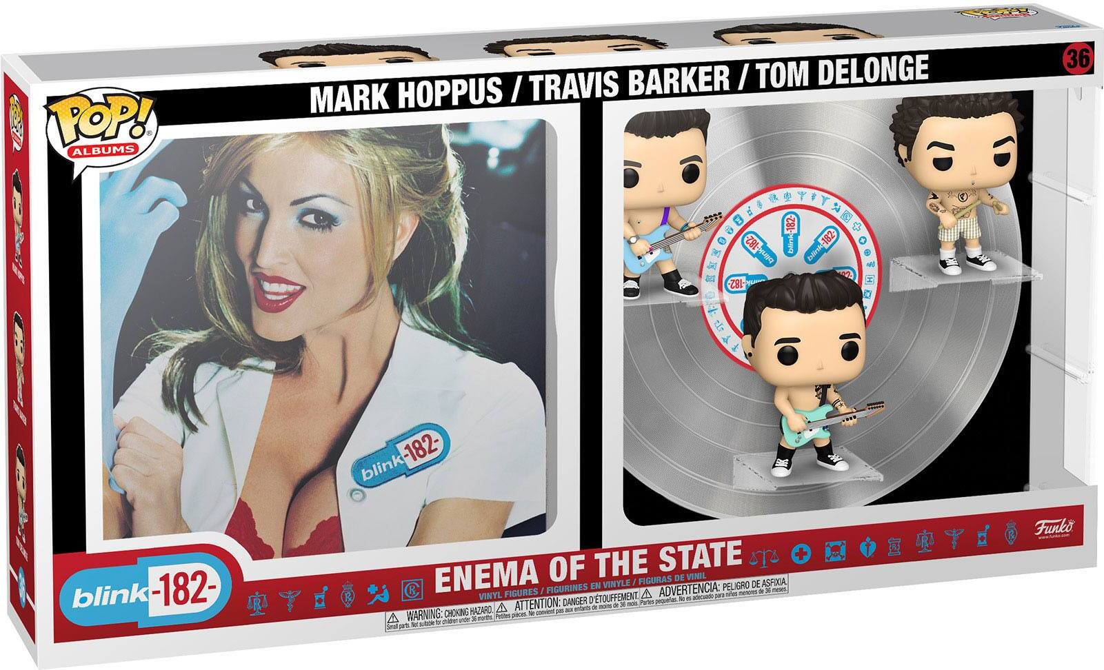 Blink 182 - Enema Of The State Mark Hoppus Travis Barker Tom Delonge 36 - Funko Pop! Albums - Vinyl Figur 67836