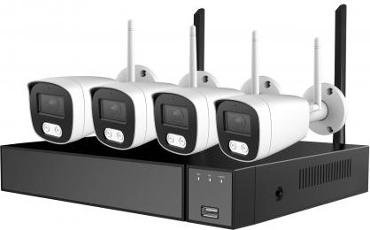 WLAN-Kamera-Set Secutek SLG-LW5MC84B1 - 4x 5MP Kamera, NVR