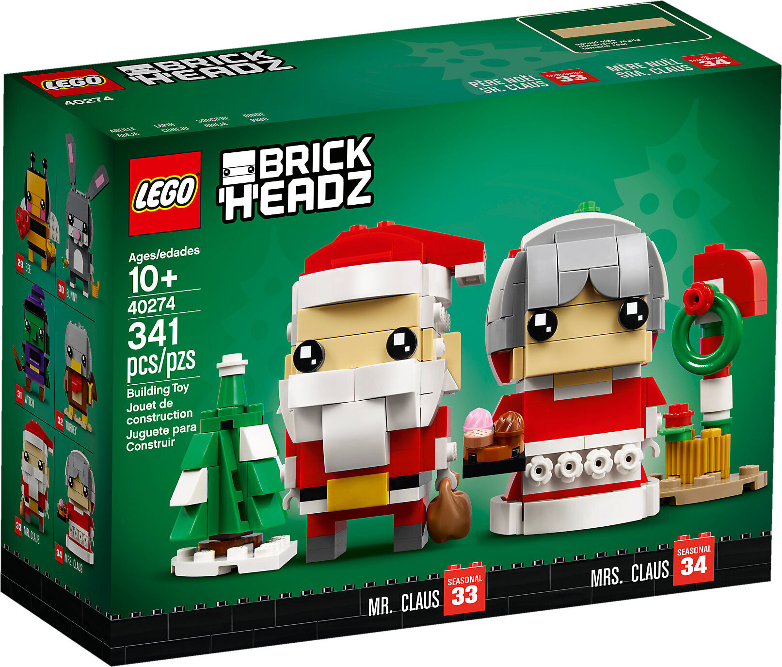 Lego Brickheadz, Mr. Claus & Mrs. Claus