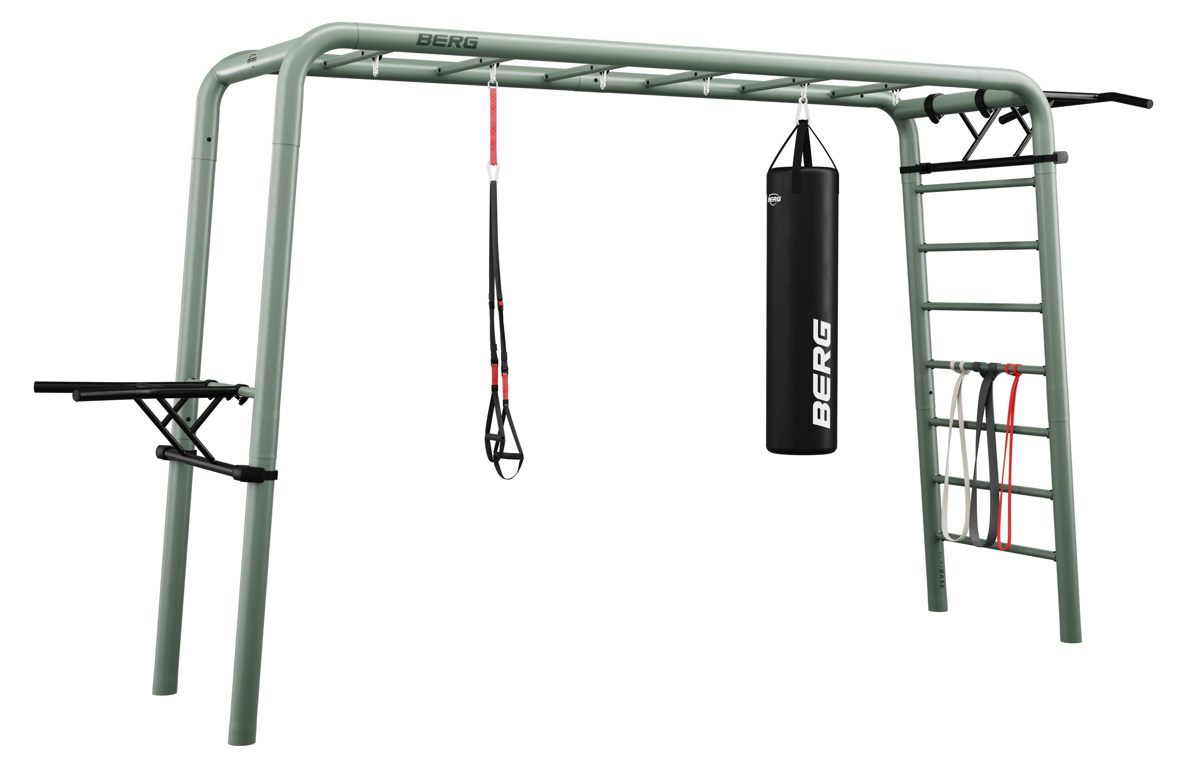 BERG Spiel- und Fitnessgerät PlayBase Large + Sports set Grün 22.42.02.00